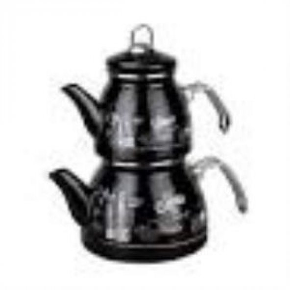 Tantitoni Love  Menu Emaye Demlikli Çaydanlık Takımı 980ML/2200ML - 2