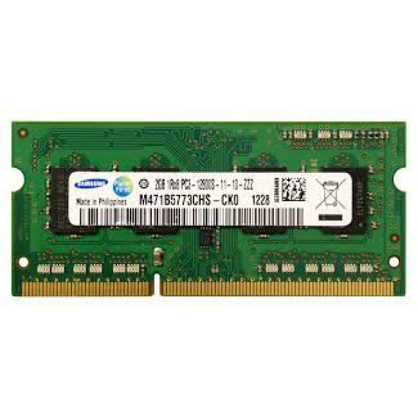 Samsung M471B5773CHS-CK0 2GB PC3-12800S 1600MHz 204pin CL11 1.5V DDR3 NOTEBOOK RAM BELLEK