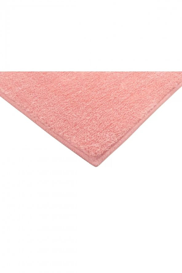 Orkide Home Modern Dekoratif Halı Jel Kaymaz Taban Peluş Puffy Desenli Pembe Sekizgen Halı  PEMBE 80 x 80 - 4