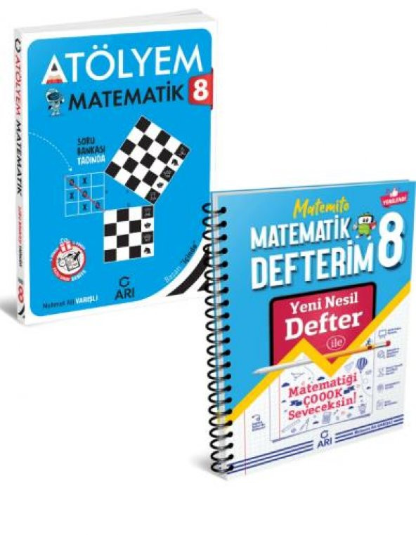 Arı Yayınları 8 Sınıf Matematik Atölyem Akıllı Defter Seti 2 Kitap1