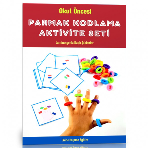 Okul Öncesi Parmak Aktivite Seti (Parmak KODLAMA) ürün görseli 1