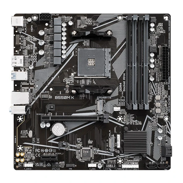 Gigabyte B550M K D4 AM4 Hdmi Dp - 3