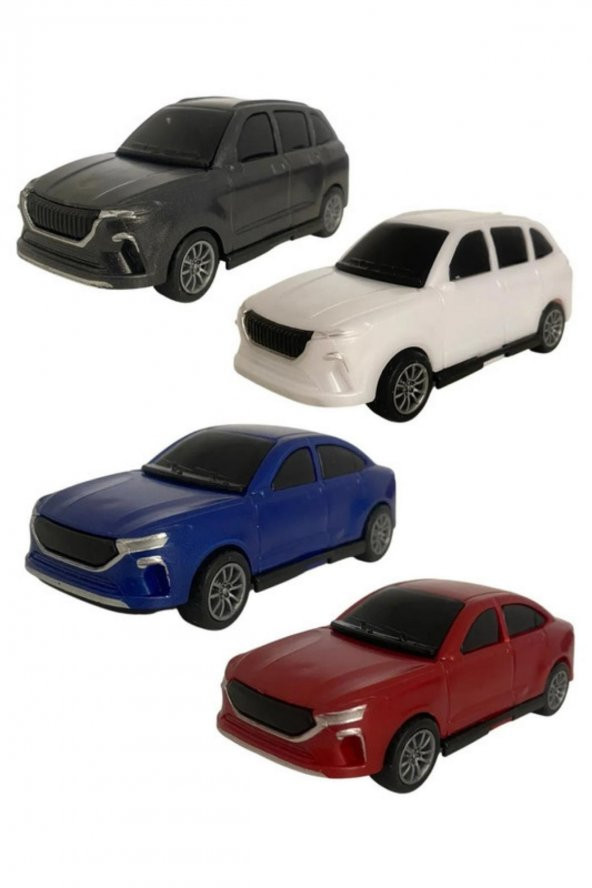 Togg Çek Bırak Oyuncak Araba - 4lü Set - 4