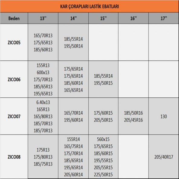 Kar çorabı / ZICO13 - 6