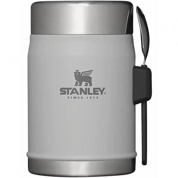 Stanley 10-09382-083 Klasik Kaşıklı 0,40 Litre Çelik Yemek Termosu - Beyaz