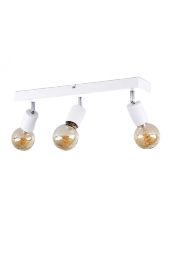 LİMAX 3LÜ SPOT IŞIK - Beyaz - Beyaz  - Oturma Odası - Salon - Mutfak - Ofis - Mutfak - Hol - Resim 2