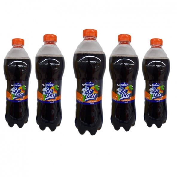 TEATONE SOĞUK ÇAY ŞEFTALİ  1 LT 5 Lİ PAKET