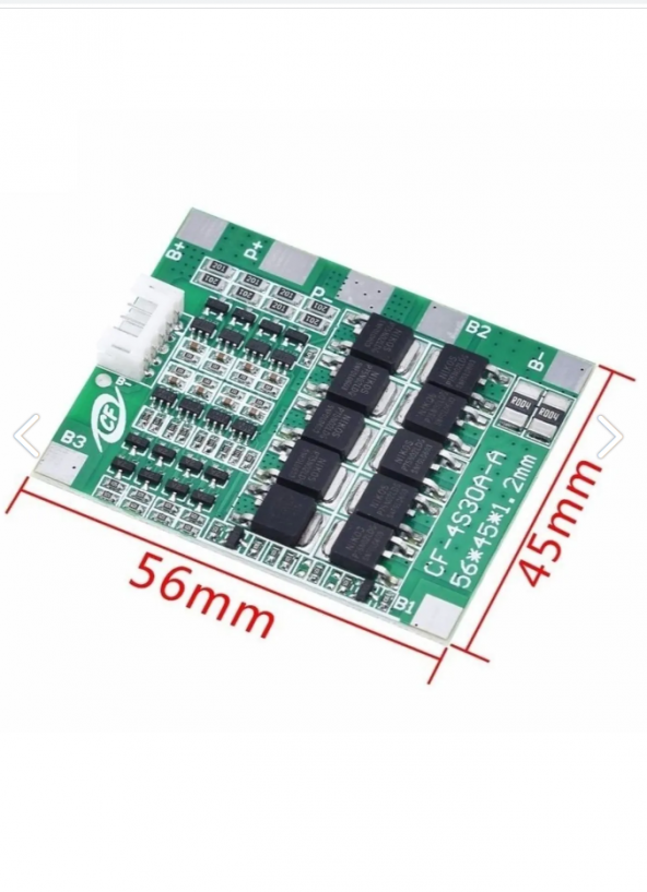 4s 30a Bms Li-ion Lityum Pil 18650 Batarya Şarj Kontrol Devresi - 3
