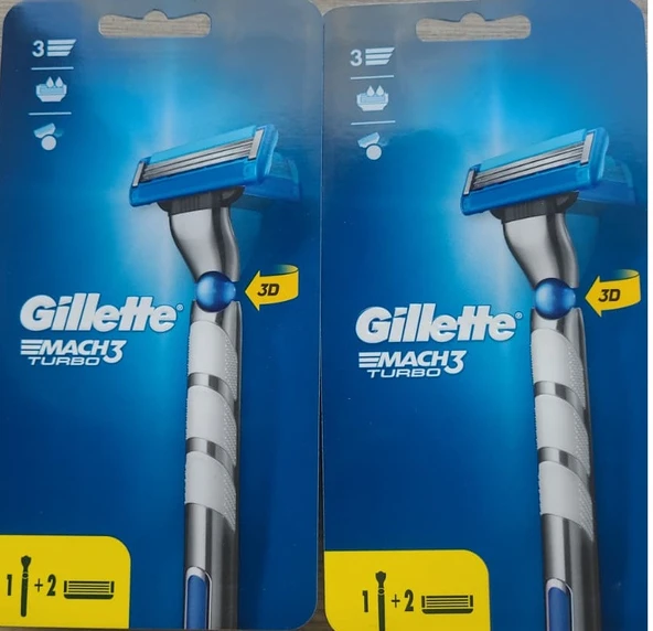 GİLLETTE MACH3 TURBO 2X2 ürün görseli