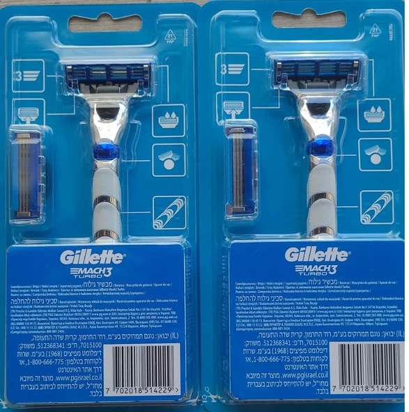 GİLLETTE MACH3 TURBO 2X2 - Resim 2