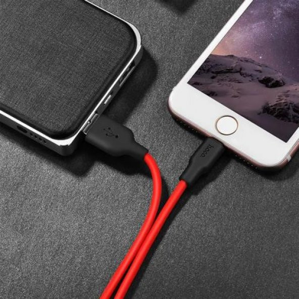 Coofbe Hc Seri 1Mt 20W USB to Lightning Şarj Kablosu Veri Kablosu Hızlı Şarj ve Data Kablosu Kopmaz - 3