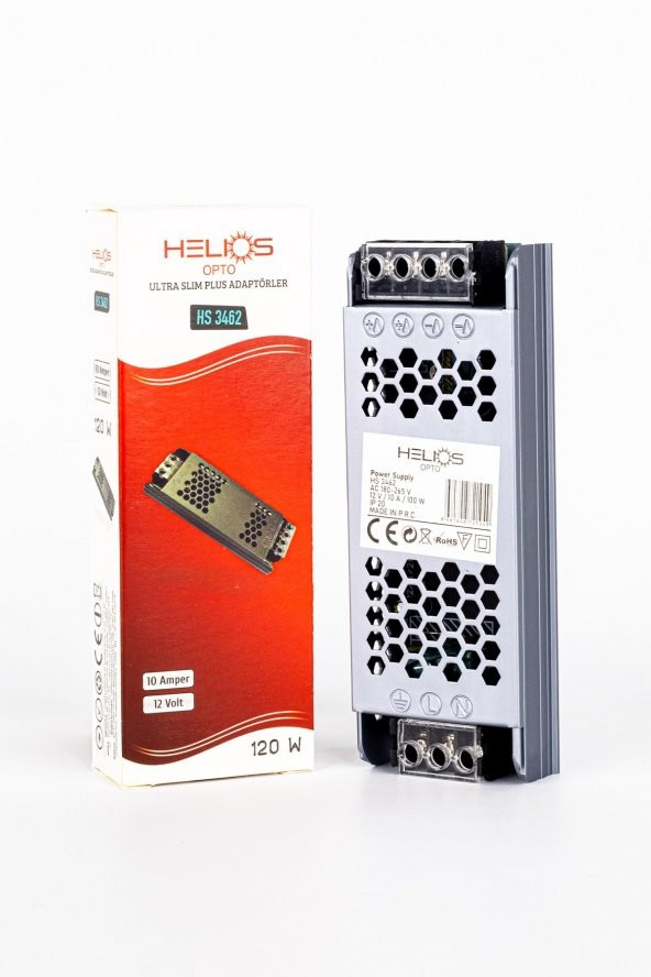 Helios Opto Ultra Plus Slim 33A 400W 12V Led Trafosu HS 3468