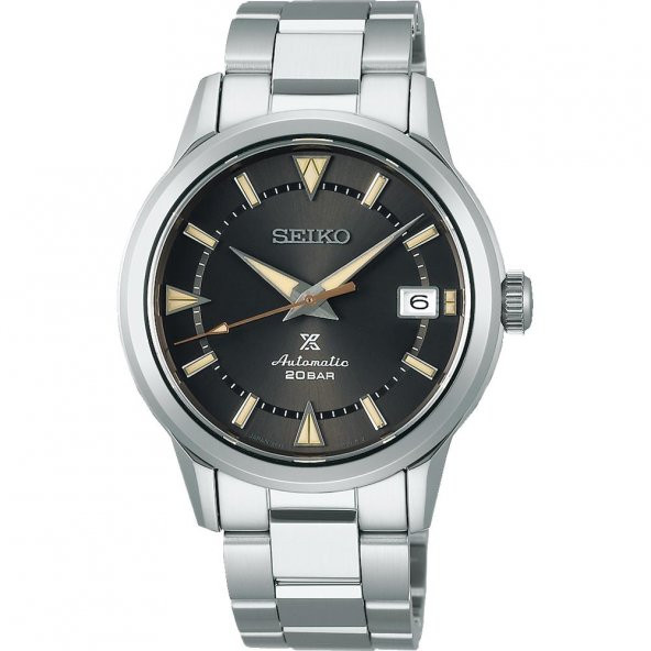 Seiko Prospex SPB243J Otomatik Çelik Gri 20 ATM 39 mm Siyah Kadran Erkek Kol Saati