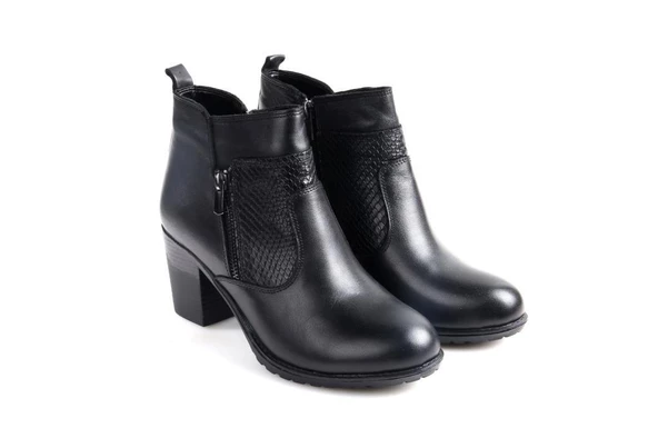 Scavia 02672 6,5 Cm Topuklu Orto Pedik Kadın Deri Bot - Resim 4