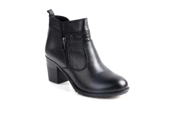 Scavia 02672 6,5 Cm Topuklu Orto Pedik Kadın Deri Bot ürün görseli