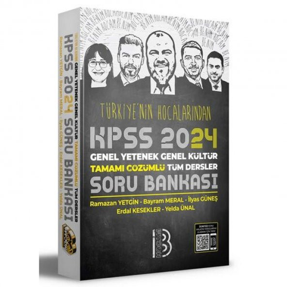 2024 KPSS Türkiyenin Hocalarından Tüm Dersler Tamamı Çözümlü Soru Bankası Benim Hocam Yayınları