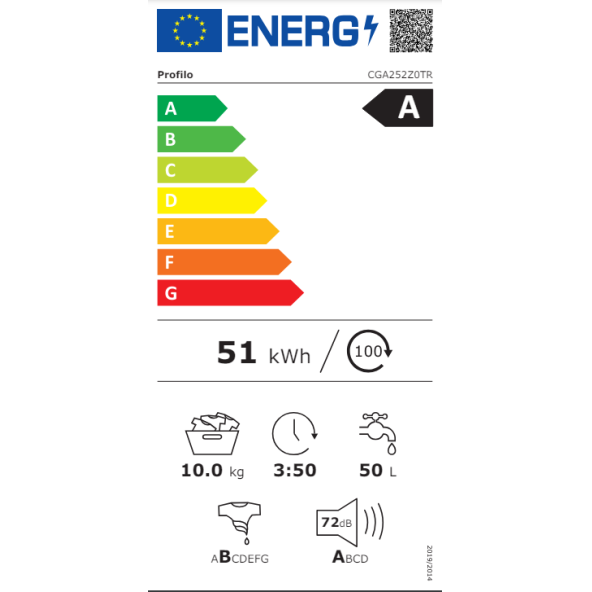 Profilo CGA252Z0TR 10 kg 1200 Devir Çamaşır Makinesi - 4