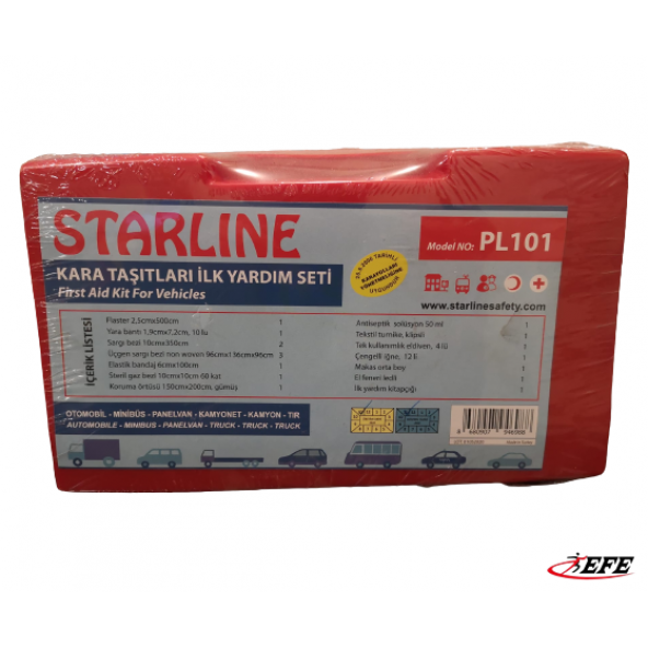 Starline PL101 Araç Tipi İlk Yardım Çantası ürün görseli