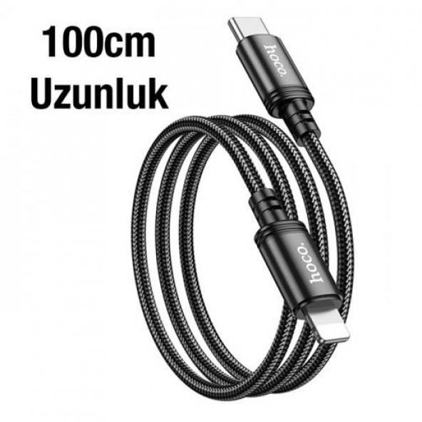 Coofbe Hc Seri 1Mt 20W Type-C to iPhone Şarj Kablosu İphone 11 12 13 14 Pro Max Şarj Data Kablosu - 3