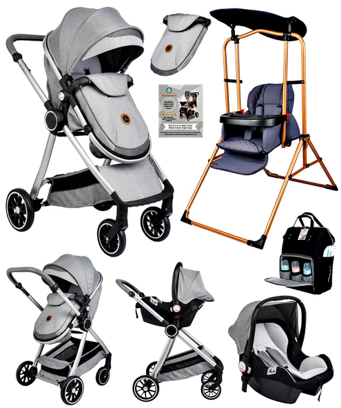 Baby Home 990 Travel Sistem Bebek Arabasi 850 Çocuk Salıncağı Salincak - 2