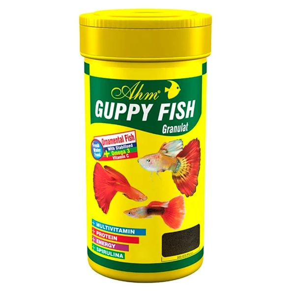 Ahm Marin Guppy Granul Food Lepistes Yemi 250 Ml