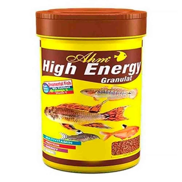 AHM High Energy Granulat 100ml Balık Yemi