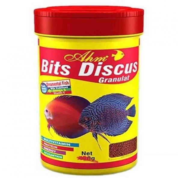 AHM Discus Bits Granulat 100 ml Balık Yemi