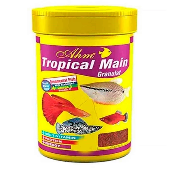 AHM Tropical Main Food 100 ml Balık Yemi