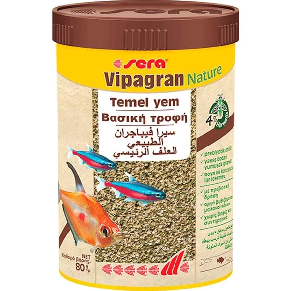 Sera Vipagran Nature 250 ML