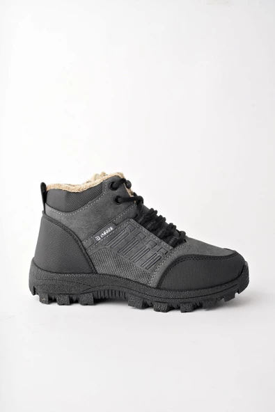 Muggo JOHANNA Garantili Bağcıklı İçi Kürklü Fermuarlı Unisex Outdoor Kışlık Bot - 2