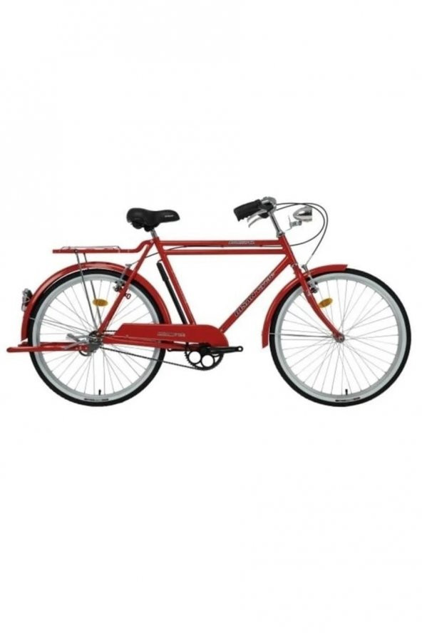 Bisan Roadstar Gl 26" Jant Çamurluklu Bagajlı Şehir Hizmet Bisikleti Kırmızı - 2