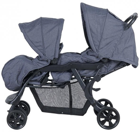 Sunny Baby 9032 Arwen Arka Arkaya İkiz Bebek Arabası - 5