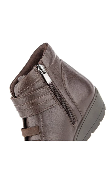 Muya Theon 6 Nokta Anatomik Taban Topuk Dikeni Hakiki Deri Kadın Bot - 8