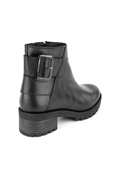 Muya Ostuni 6 Nokta Anatomik Taban Topuk Dikeni Hakiki Deri Kadın Bot - 4