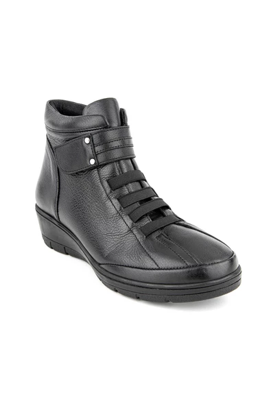 Muya Theon 6 Nokta Anatomik Taban Topuk Dikeni Hakiki Deri Kadın Bot - 3