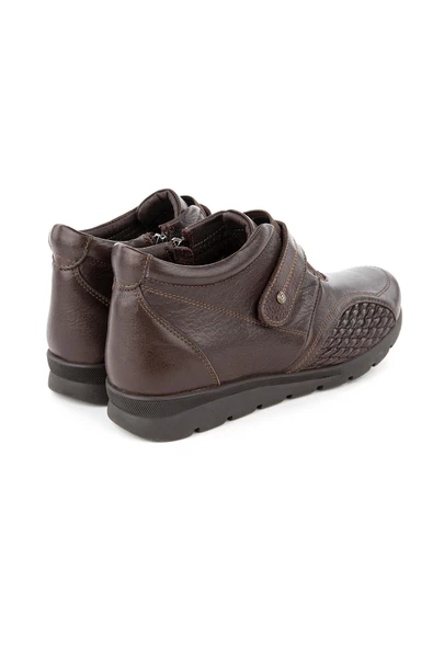 Muya Cnidus 6 Nokta Anatomik Taban Topuk Dikeni Halluks Valgus Kemik Çıkıntısına Uygun Hakiki Deri Kadın Bot - 9