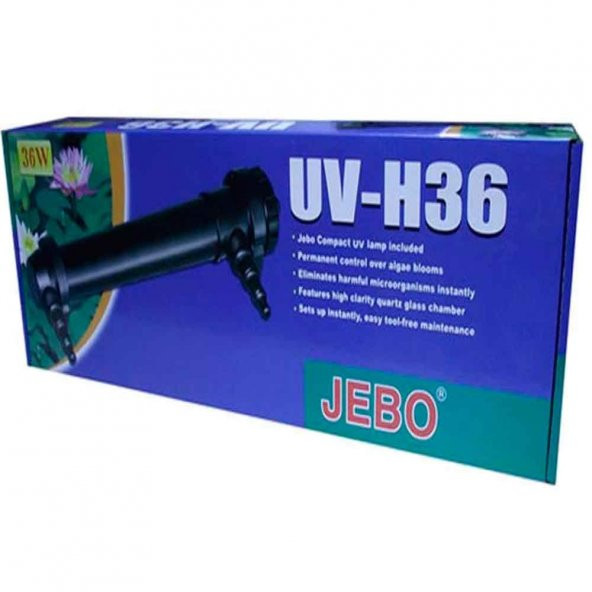 JEBO UV-H36 Akvaryum Ultraviyole Filitre 36 Watt