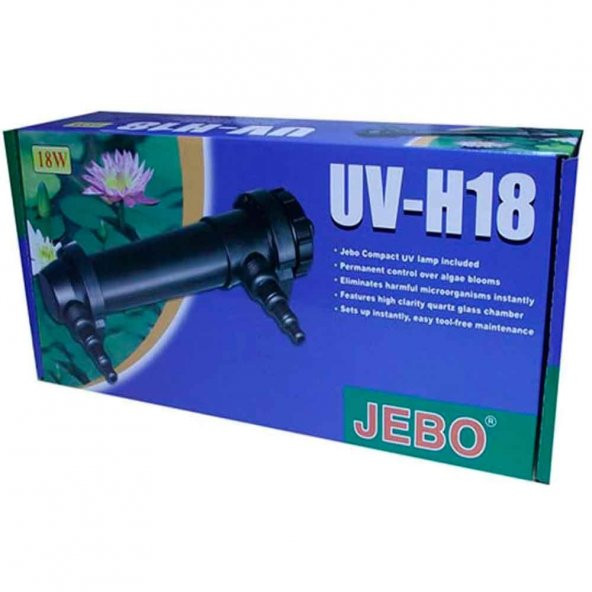 JEBO UV-H18 Akvaryum Ultraviyole Filitre 18 Watt