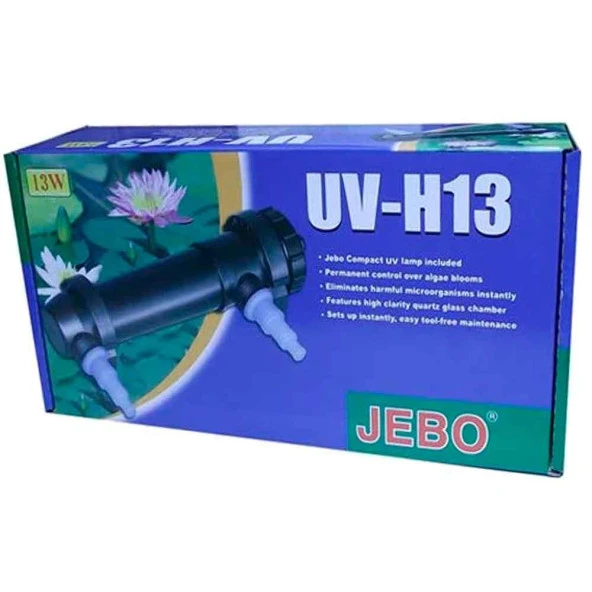 JEBO UV-H13 Akvaryum Ultraviyole Filitre 13 Watt