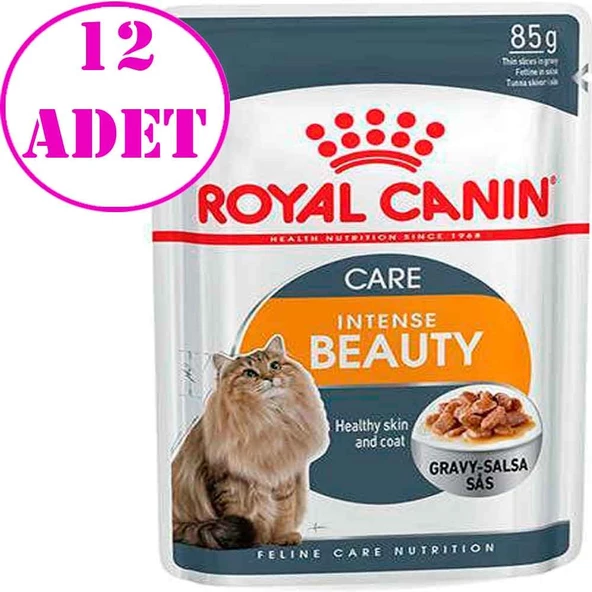Royal Canin İntense Beauty Kedi Konserve 85 Gr 12 Adet - Resim 2