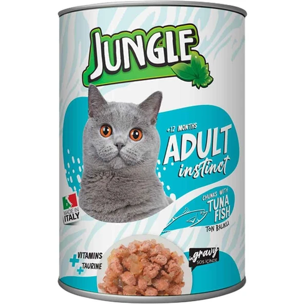 Jungle Kedi Konservesi Ton Balıklı 415 GR ürün görseli 1