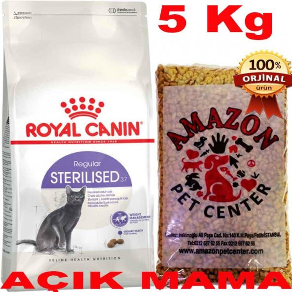 Royal Canin Sterilised Kedi Maması Açık 5 Kg