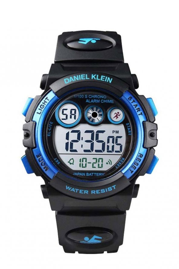 DK-1451-4 Daniel Klein 50 Mt Suya Dayanıklı Alarm-Kronomotre-Aydınlatma Özellikli Çocuk Kol Saati