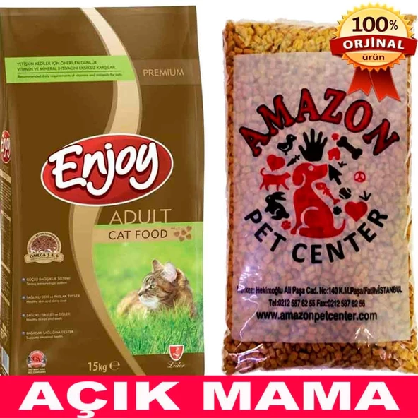 Enjoy Tavuklu Kedi Maması Açık 1 Kg