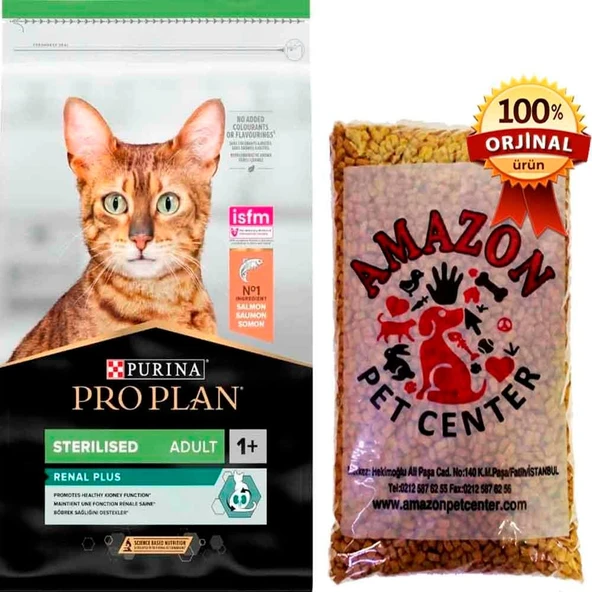 Proplan Sterilised Somonlu Kedi Maması Açık 1 Kg
