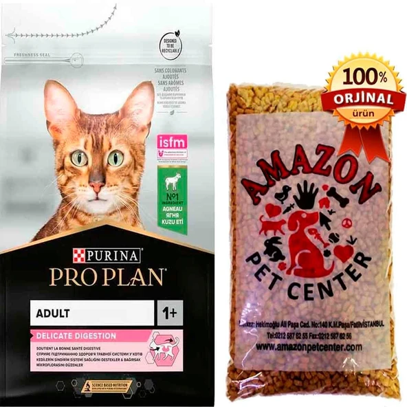 Proplan Delicate Kuzu Etli Kedi Maması Açık 1 Kg ürün görseli 1