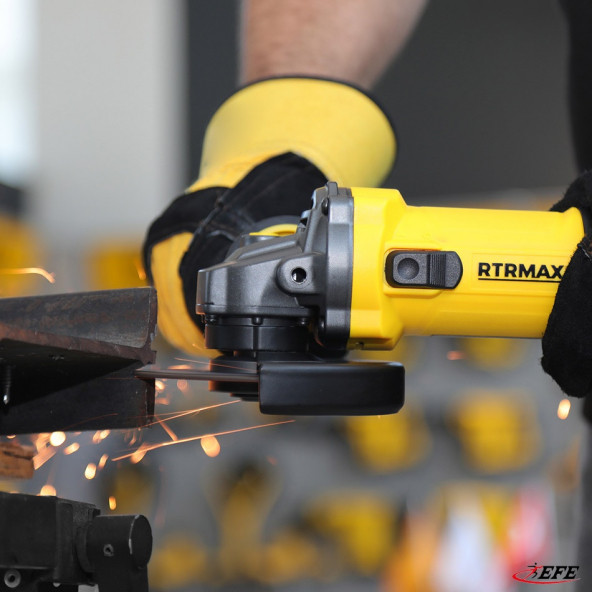 RTRMAX RTM1080 Avuç Taşlama Makinası 115 MM 750W Devir Ayarlı - 4