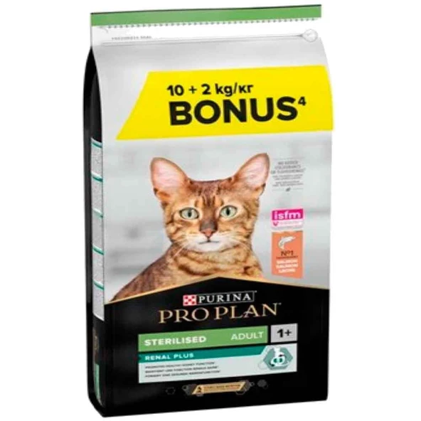 Proplan Sterilised Kısır Somonlu Kedi Maması 10+2 Kg