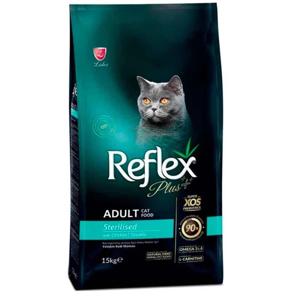 Reflex Plus Sterilised Tavuklu Kısırlaştırılmış Kedi Maması 15 Kg