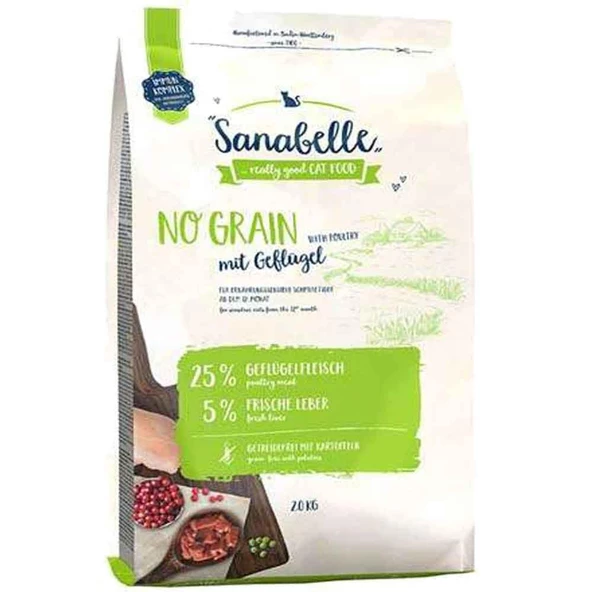 Sanabelle Poultry Tahılsız Kedi Maması 2 Kg
